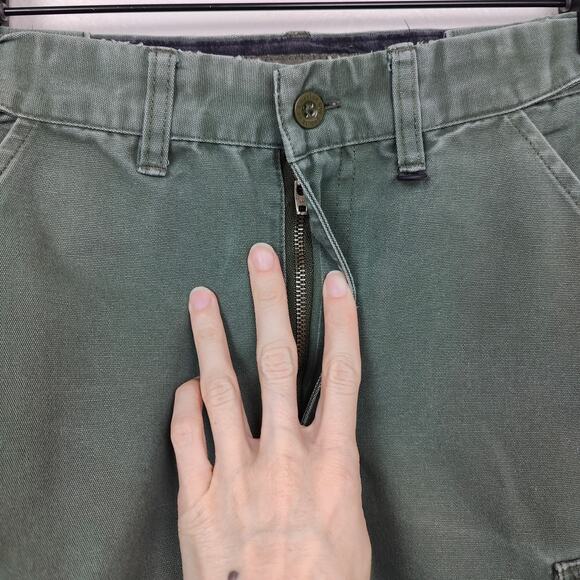 Boy Scouts of America Convertible Hiking Pants Boys 10 Green Shorts Adjustable - Picture 6 of 11